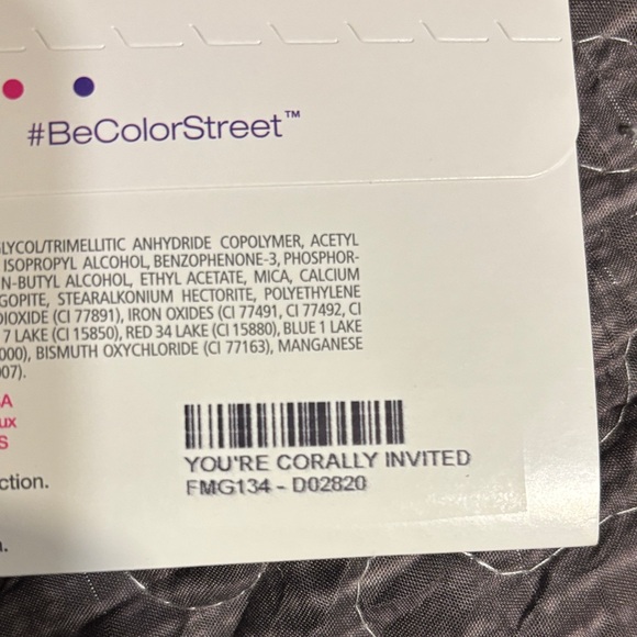 Color Street Press-On Nails - Glitter, Purple, Black, White 26 new unopened - Picture 5 of 5